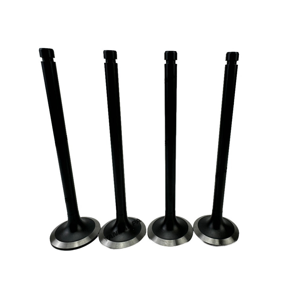 4 PCS Exhaust Valve Fit For Mitsubishi S4K Engine