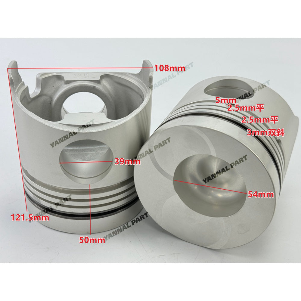 Piston 13216-1540 Fit For Hino H06CT Engine