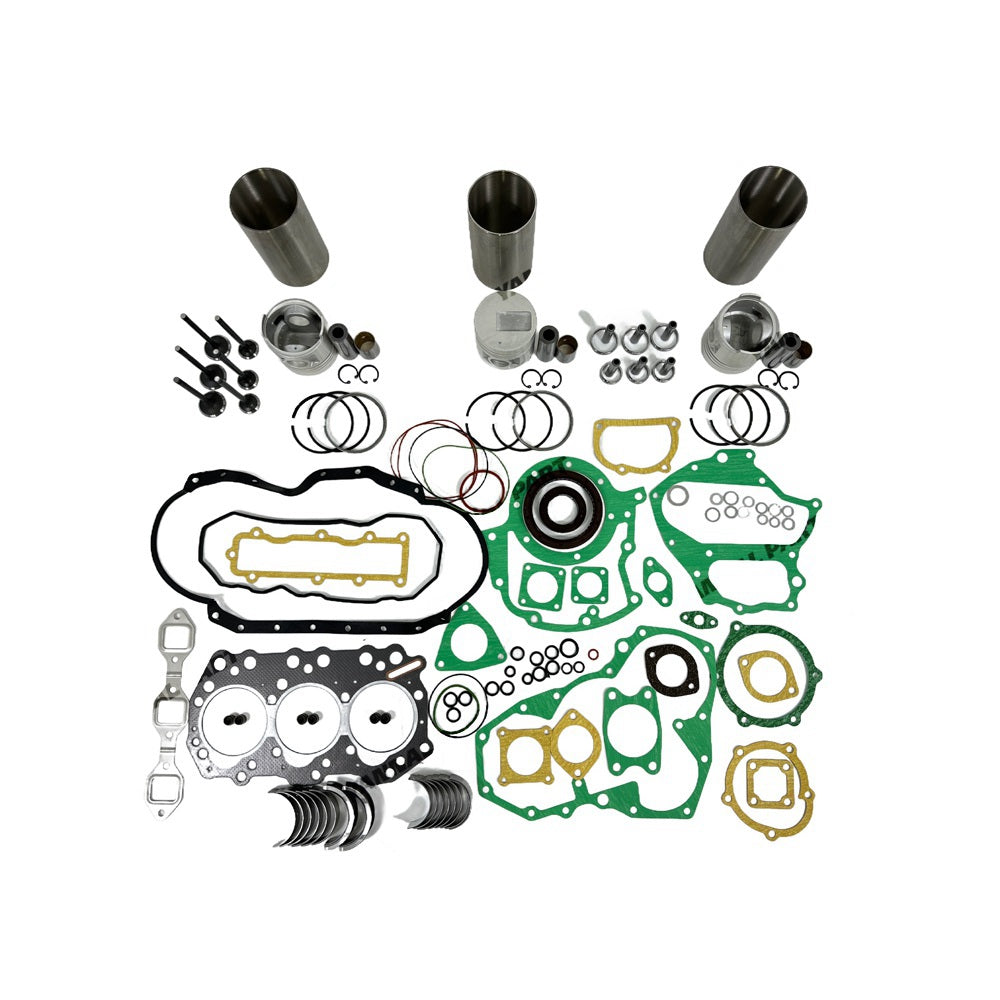 Rebuild Overhaul Repair Kit With Valves Engine Bearings Cylinder Liner Piston Rings Full Gasket Kit Fit For Mitsubishi S3Q2 Engine