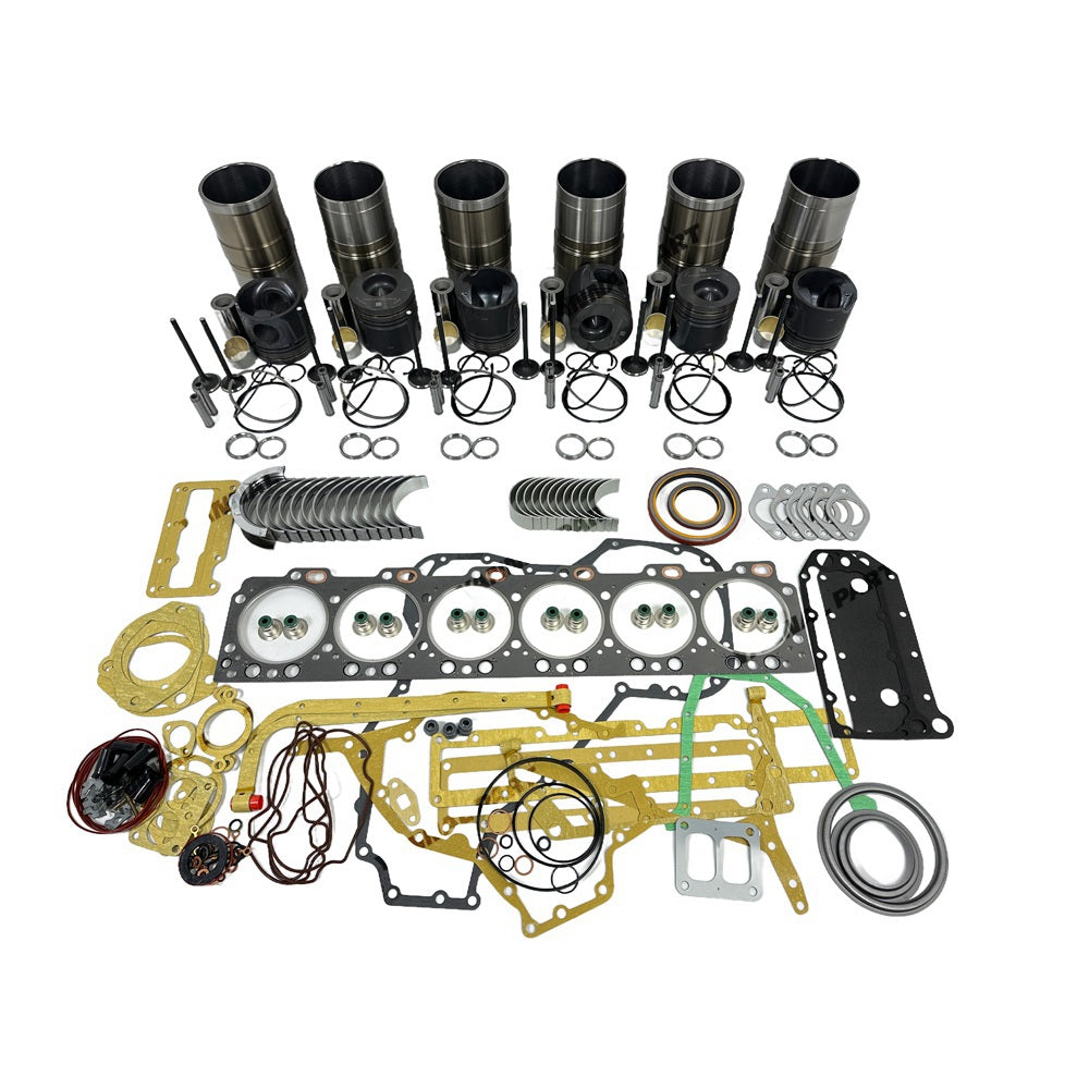 Rebuild Overhaul Repair Kit With Valves Engine Bearings Cylinder Liner Piston Rings Full Gasket Kit Fit For Cummins 6LT9.3 Engine