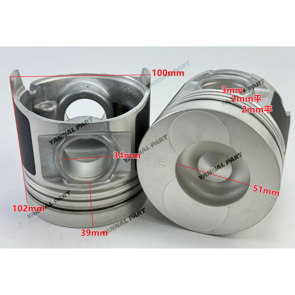 Piston Fit For Mazda K3600 Engine