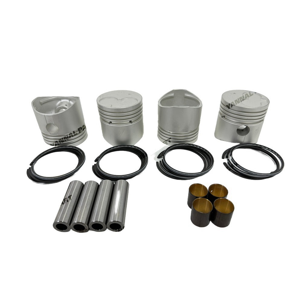 Cylinder Piston And Piston Ring Kit Fit for Mitsubishi K4D Engine Parts
