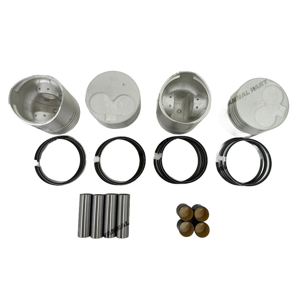 Cylinder Piston And Piston Ring Kit Fit for Mitsubishi K4D Engine Parts