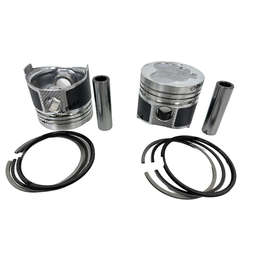 Cylinder Piston With Ring Fit for Mitsubishi L2C Engine Parts