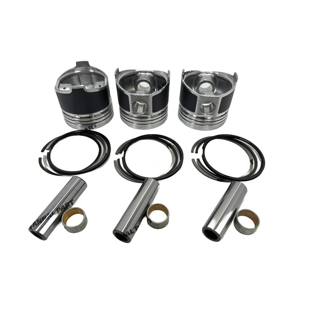 Cylinder Piston Kit With Ring Fit for Mitsubishi L3C Engine Parts