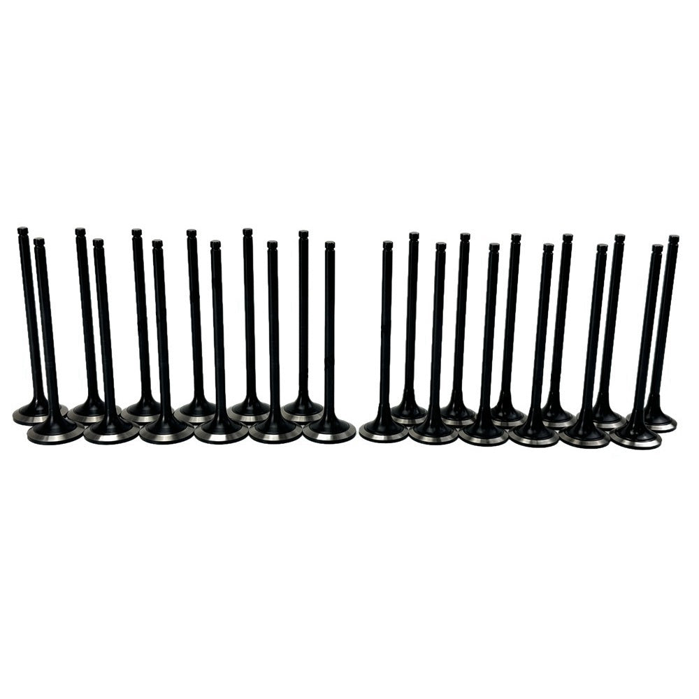 Exhaust + Intake Valve 37104-10100 37104-35000 Fit for Mitsubishi S12N Engine Parts