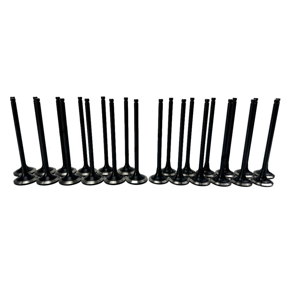 Exhaust + Intake Valve 37104-10100 37104-35000 Fit for Mitsubishi S6N Engine Parts