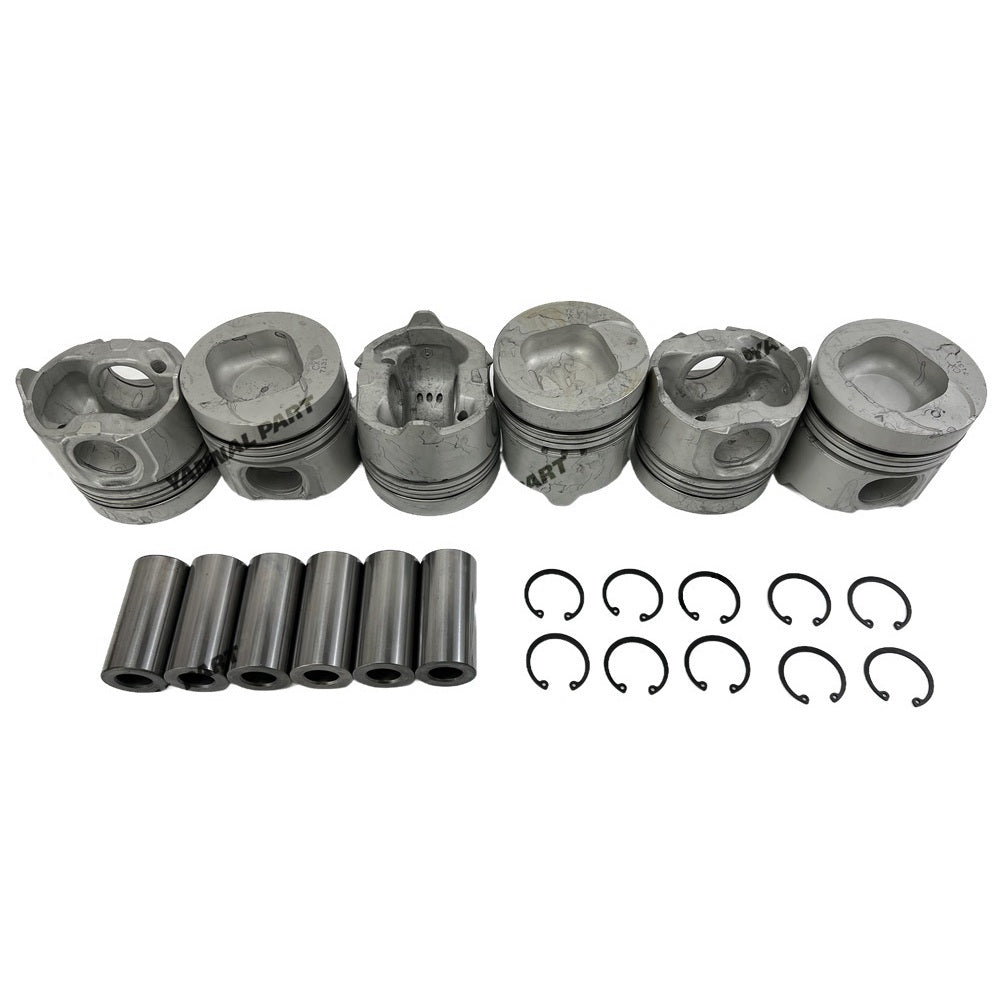 Cylinder Piston With Pin Fit for Isuzu 6SD1 Engine Parts