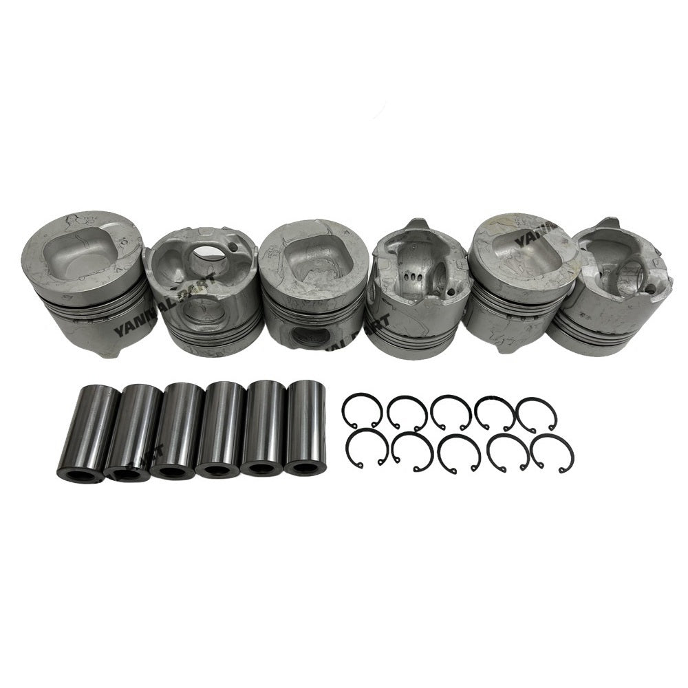 Cylinder Piston With Pin Fit for Isuzu 6SD1 Engine Parts