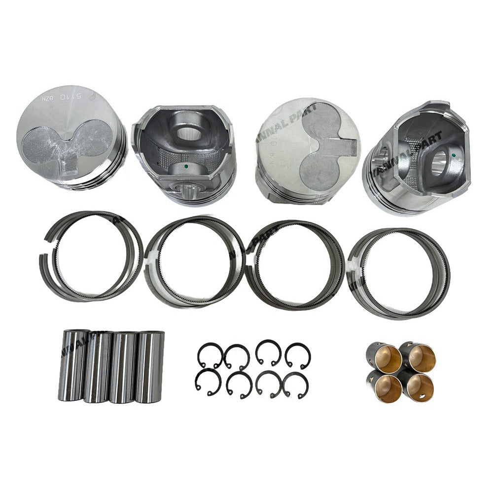 Cylinder Pistons And Piston Rings Set Fit for Perkins 404C-15 Engine Parts