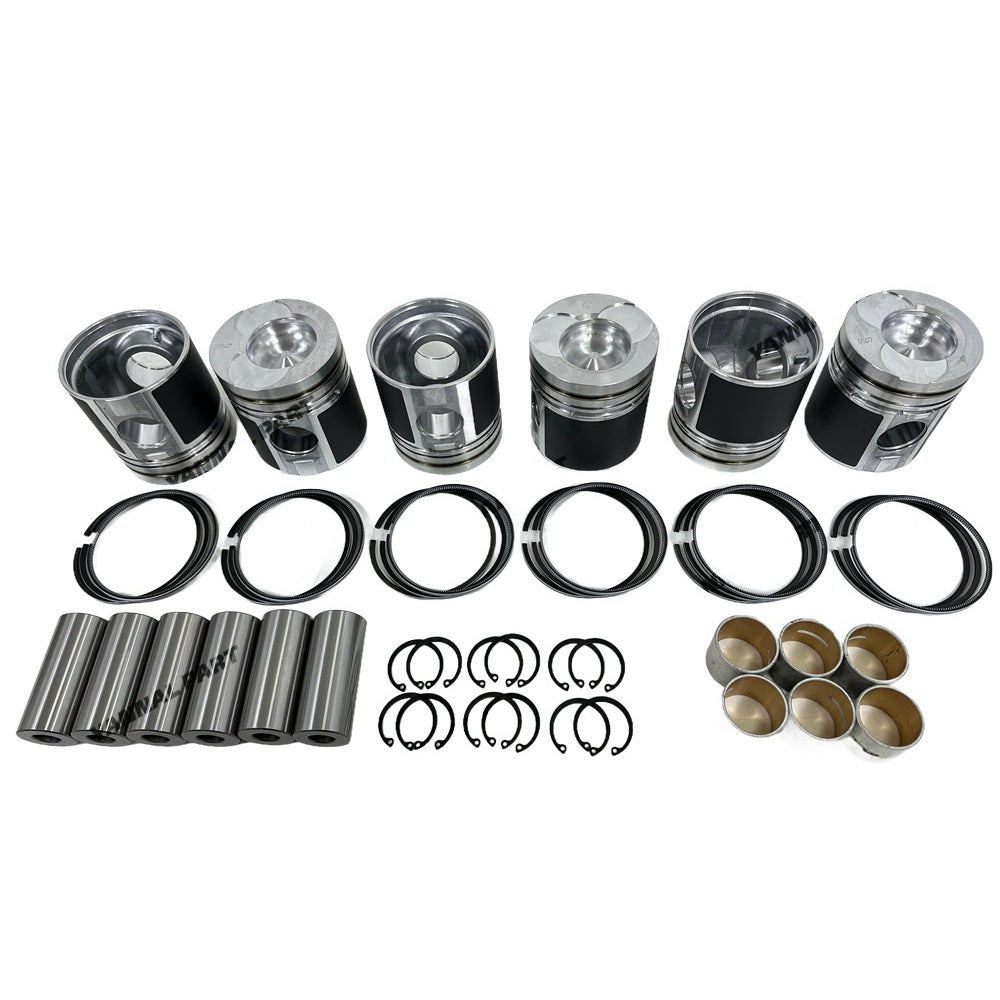 Cylinder Pistons With Piston Rings Fit for Doosan Develon D1146 Engine Parts