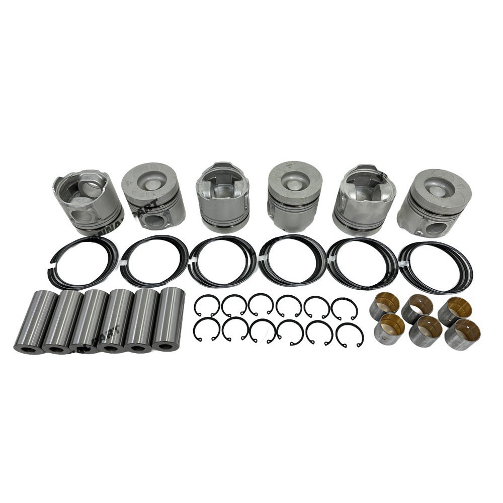 Cylinder Piston Kit With Piston Rings Fit for Doosan Develon DB58 Engine Parts