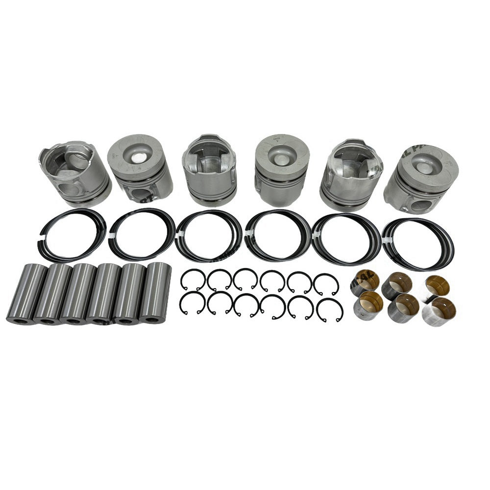 Cylinder Piston Kit With Piston Rings Fit for Doosan Develon DB58 Engine Parts