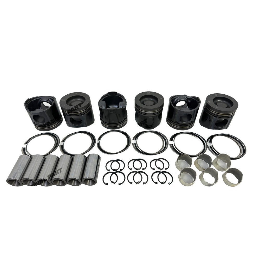 Cylinder Pistons Kit With Rings Fit for Volvo D6D Engine Parts