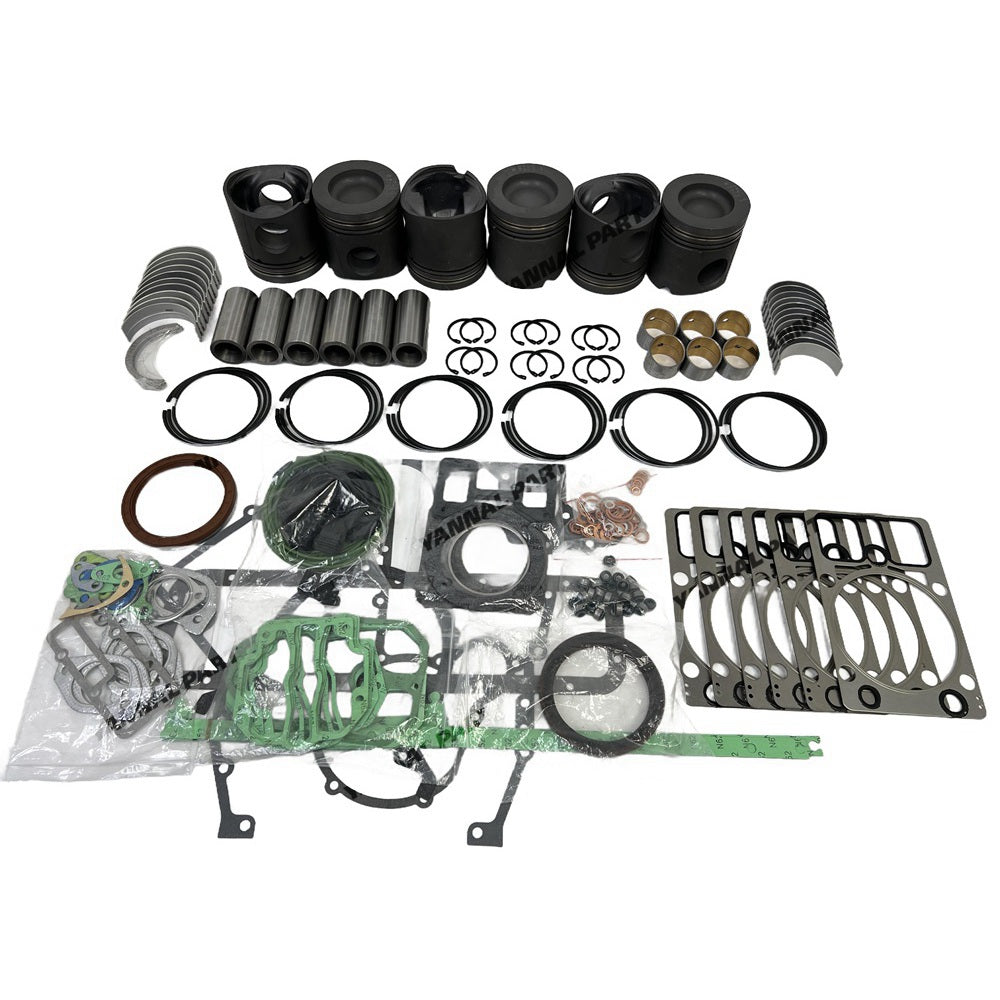 Engine Overhaul Kit With Piston Rings Cylinder Gaskets Bearings Fit for Deutz BF6M1015 Engine Parts