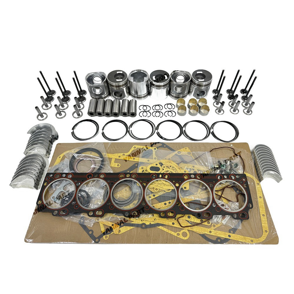 Engine Rebuild Kit With Piston Ring Bearing Valves Cylinder Gaskets Fit for Cummins 6CT Engine Parts