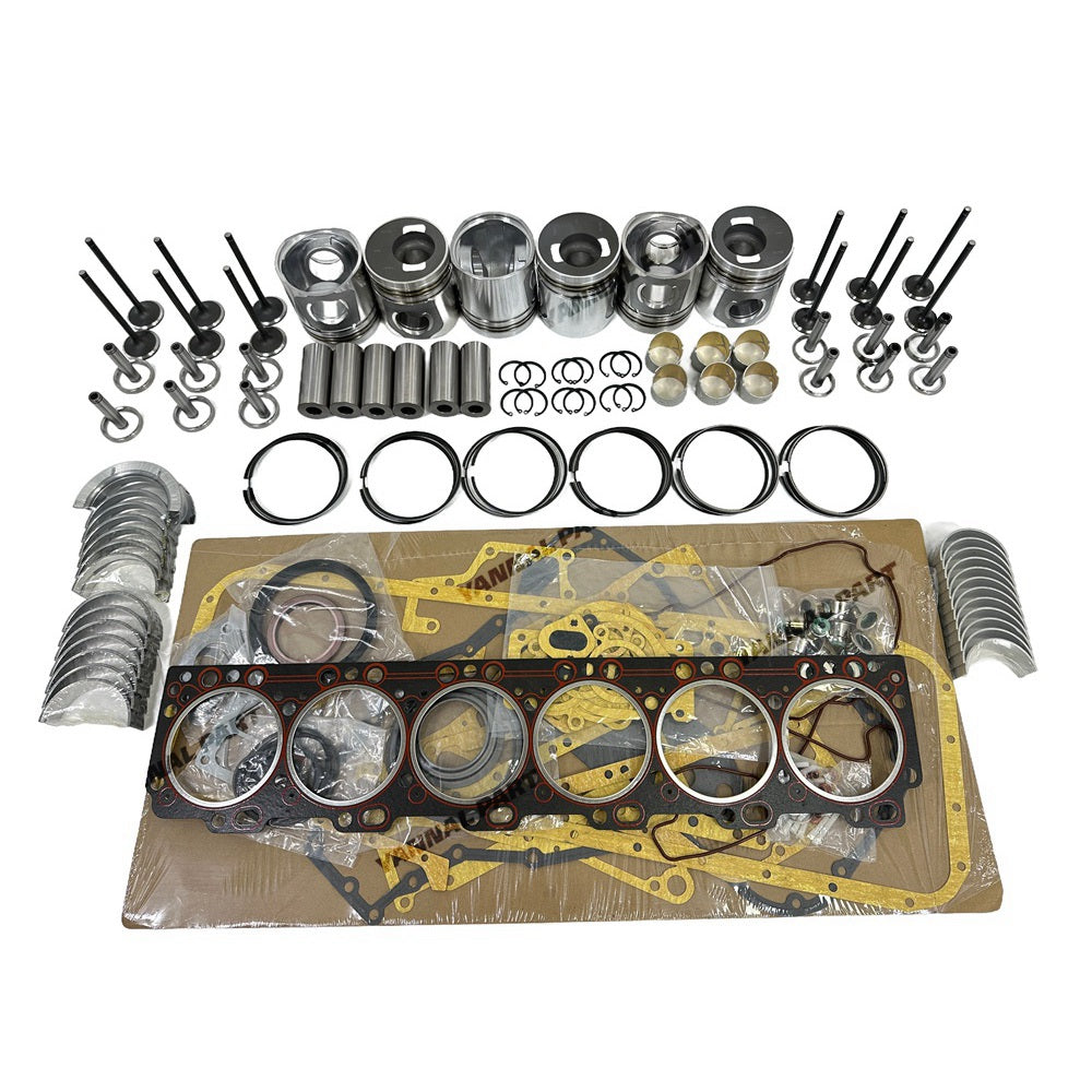 Engine Rebuild Kit With Piston Ring Bearing Valves Cylinder Gaskets Fit for Cummins 6CT Engine Parts