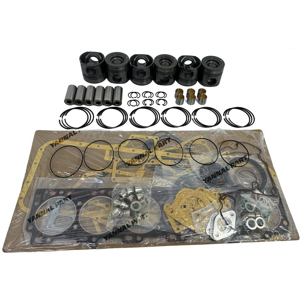 Overhaul Repair Kit With Cylinder Gasket Set Piston Rings Fit for Cummins QSL9.3 Engine Parts
