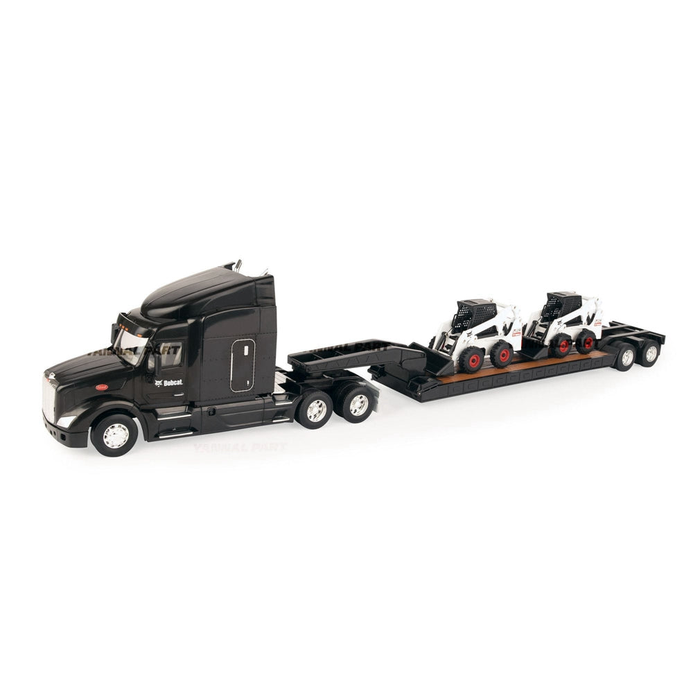 Part No. 7504578 1:32 Peterbilt 579 with S450 Skid Steer Loaders Toy Set Fit For Bobcat