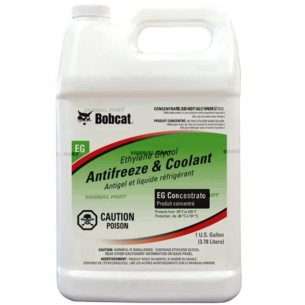 Part No. 6988097 Antifreeze & Coolant (EG) Concentrate, 1 Gallon Fit For Bobcat