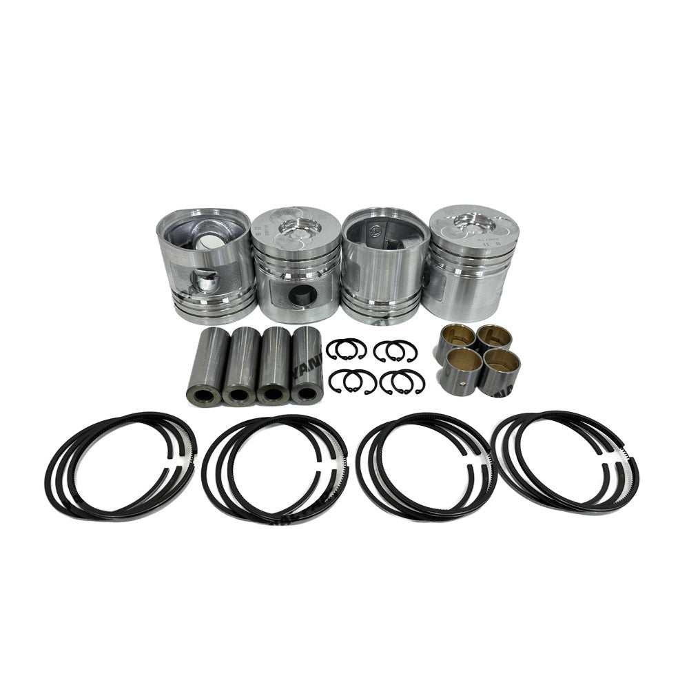 Piston Set With Rings Fit For Xinchai A490BPG Engine