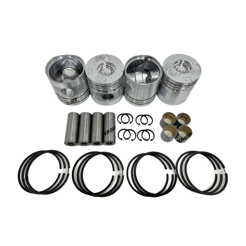 Piston Set With Rings Fit For Xinchai A490BPG Engine