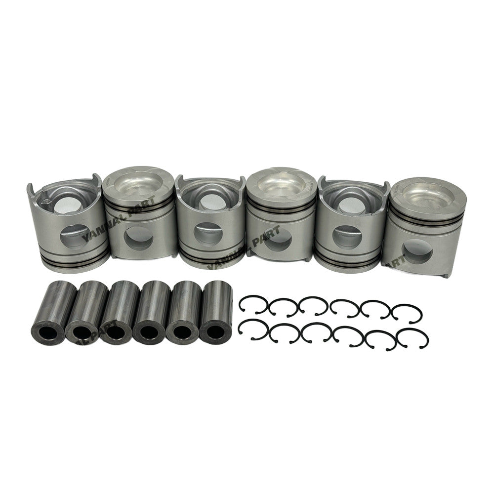 Piston Kit ME120684 ME120533 Fit For Mitsubishi 6D40 Engine