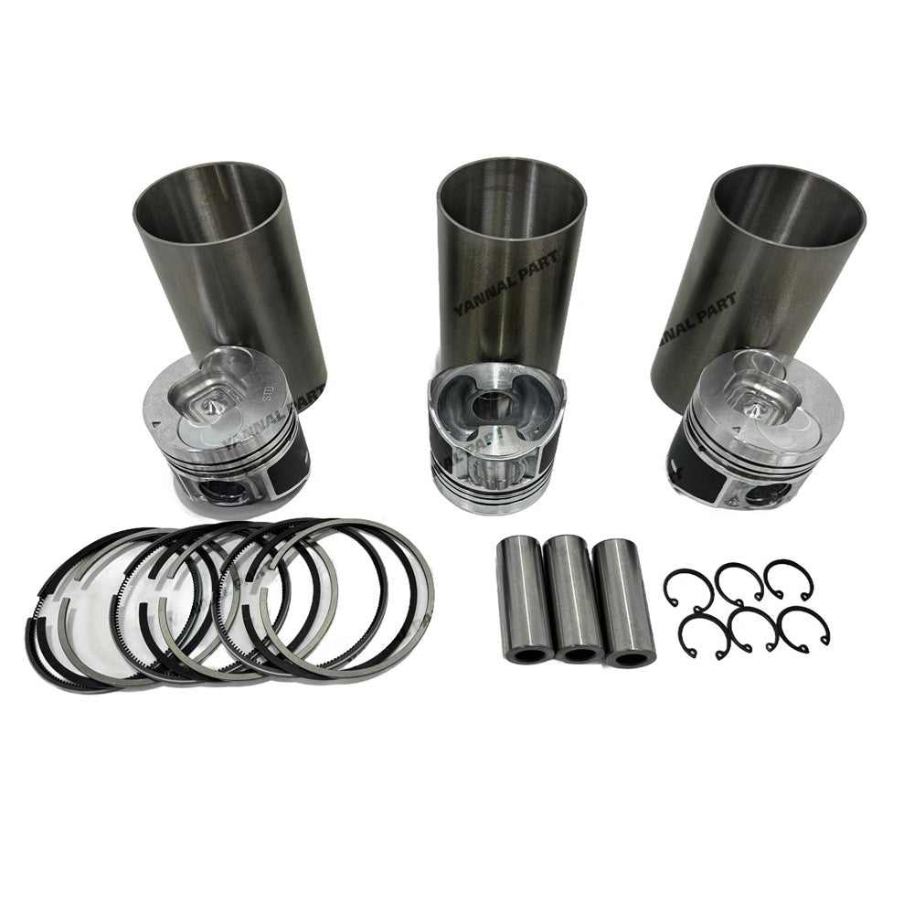 For Isuzu 3KC1 Cylinder Liner Kit Repair Part Engine Rebuild Kit