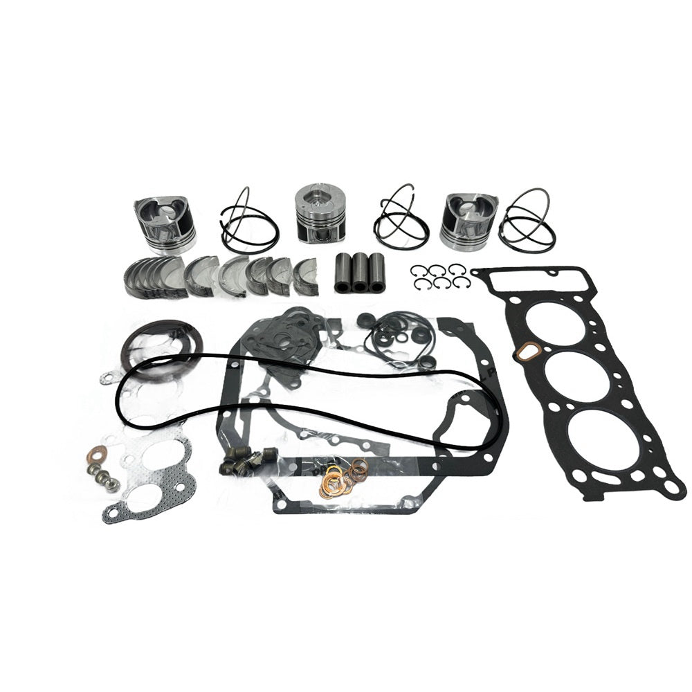 For Isuzu 3KC1 Overhaul Re-ring Kit Repair Part Gasket Piston Set