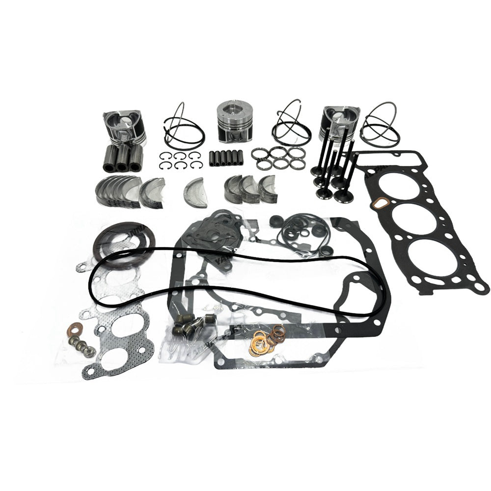 For Isuzu 3KC1 Overhaul Rebuild Kit Engine Part Engine Piston Ring Gasket