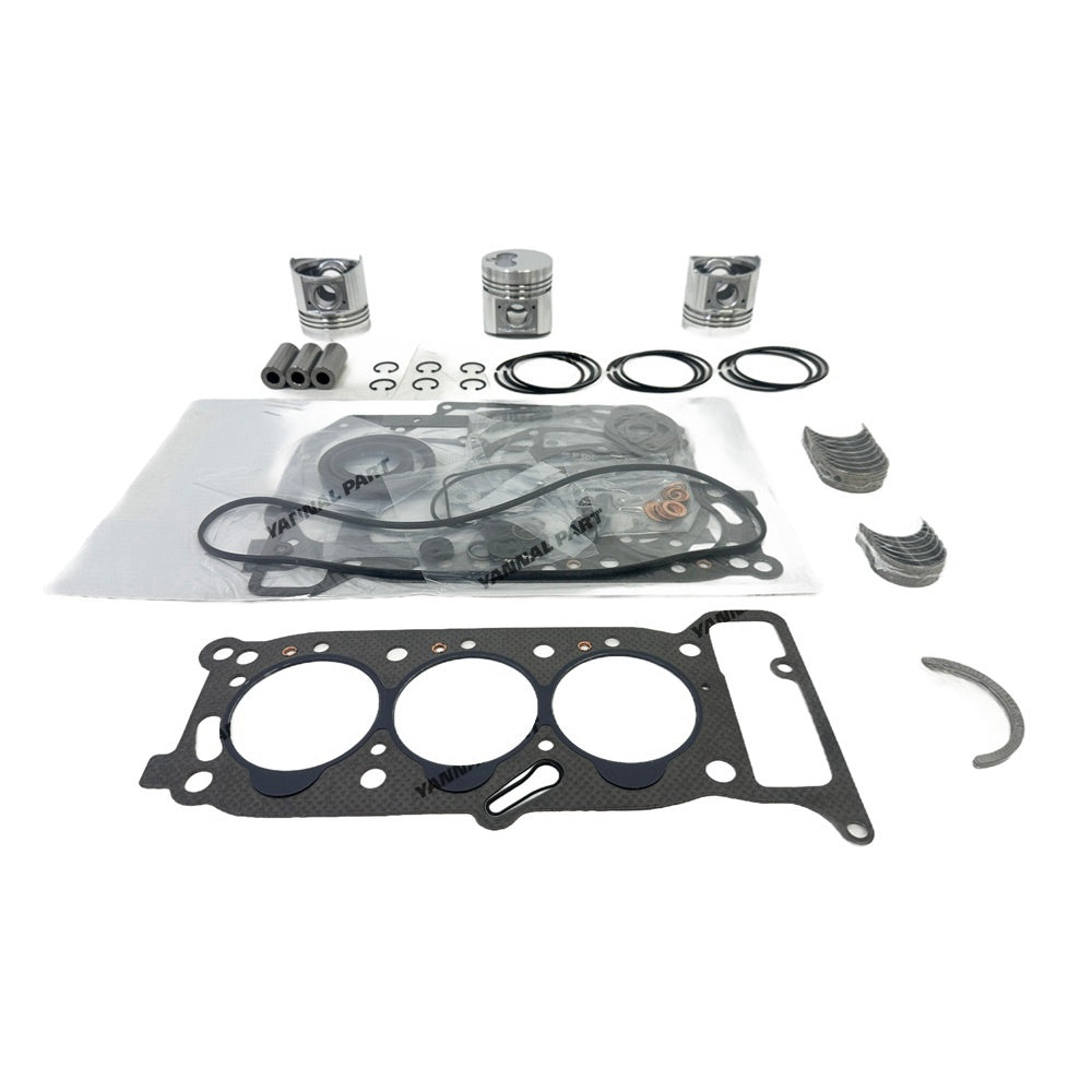 For Isuzu 3KR1 Overhaul Re-ring Kit Engine Part Engine Piston Ring Gasket