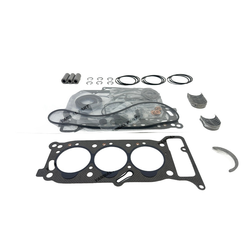 For Isuzu 3KR1 Overhaul Re-ring Kit Repair Part Gasket Piston Set
