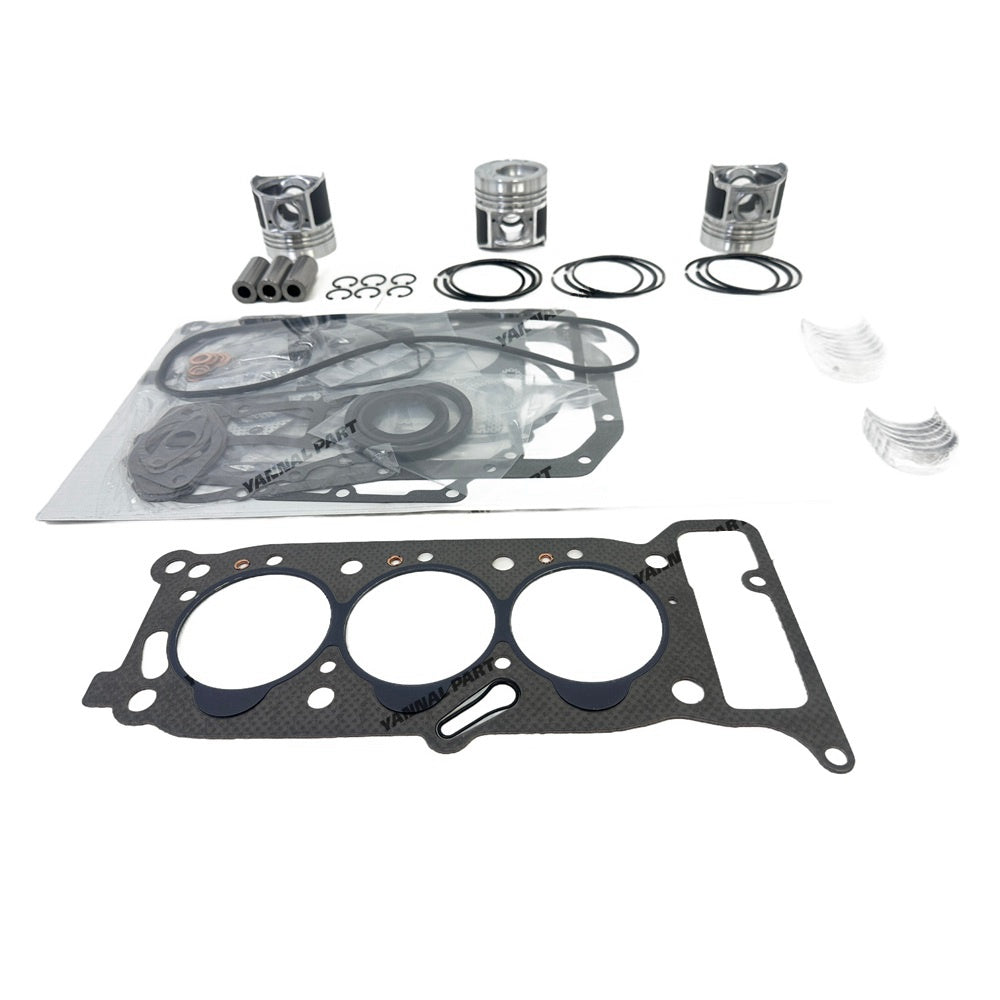 3KR2 Overhaul Rebuild Kit For Isuzu Engine Piston Ring Gasket Bearing