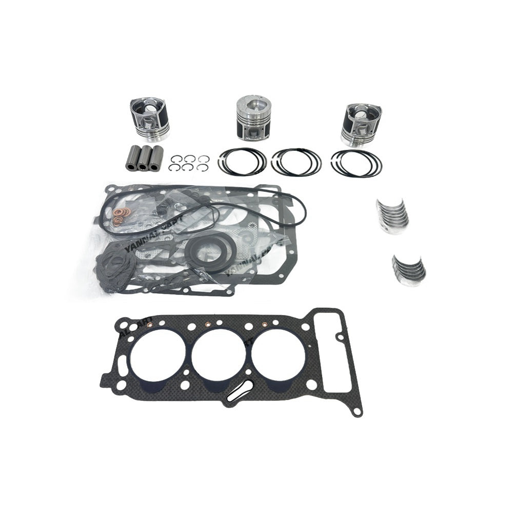 3KR2 Overhaul Rebuild Kit For Isuzu Engine Piston Ring Gasket Bearing
