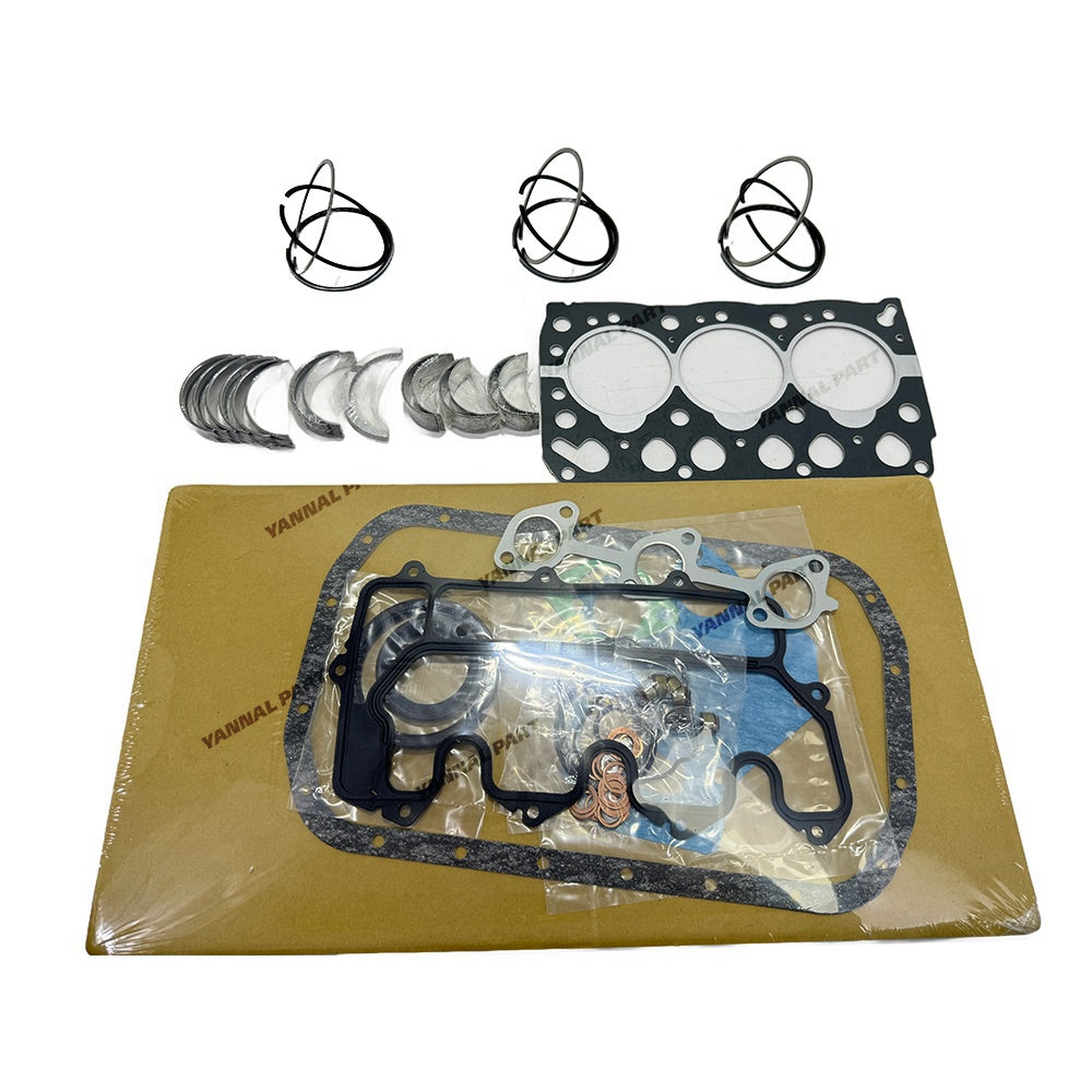 3LB1 Overhaul Re-ring Kit For Isuzu Engine Piston Ring Gasket Bearing