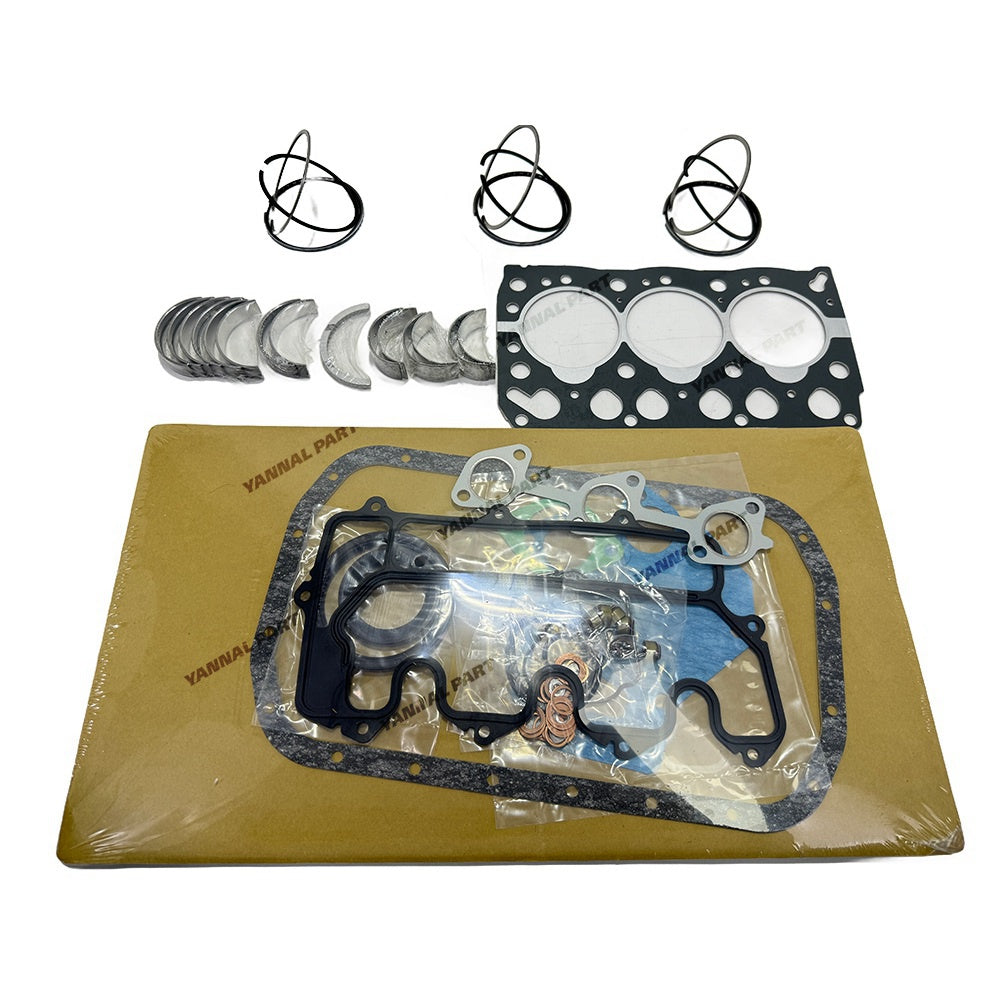 3LB1 Overhaul Re-ring Kit For Isuzu Engine Piston Ring Gasket Bearing