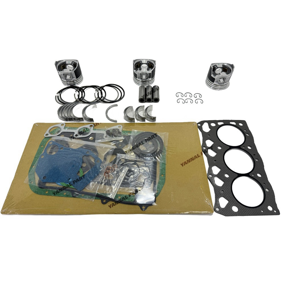 For Isuzu 3LD2 Overhaul Re-ring Kit Repair Part Gasket Piston Set