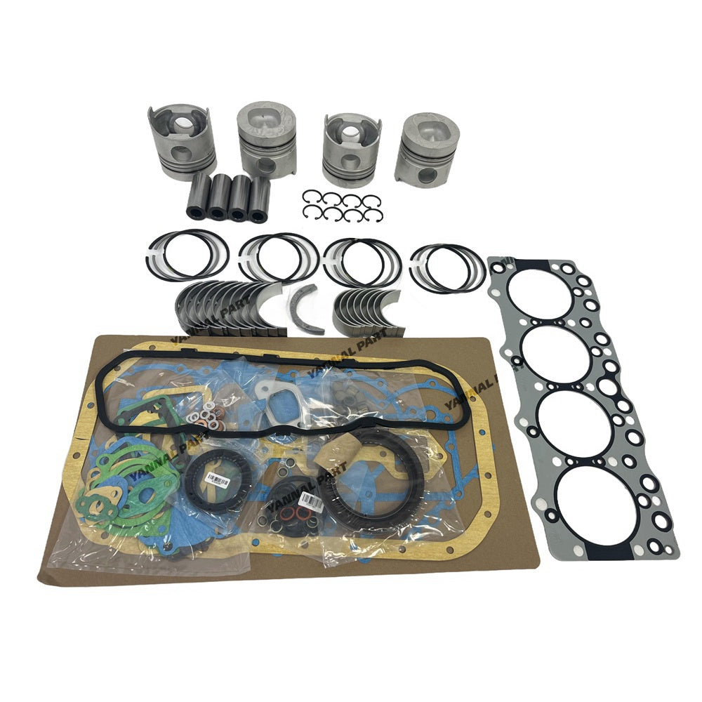 For Isuzu 4BD1 Overhaul Re-ring Kit Engine Part Gasket Piston Set