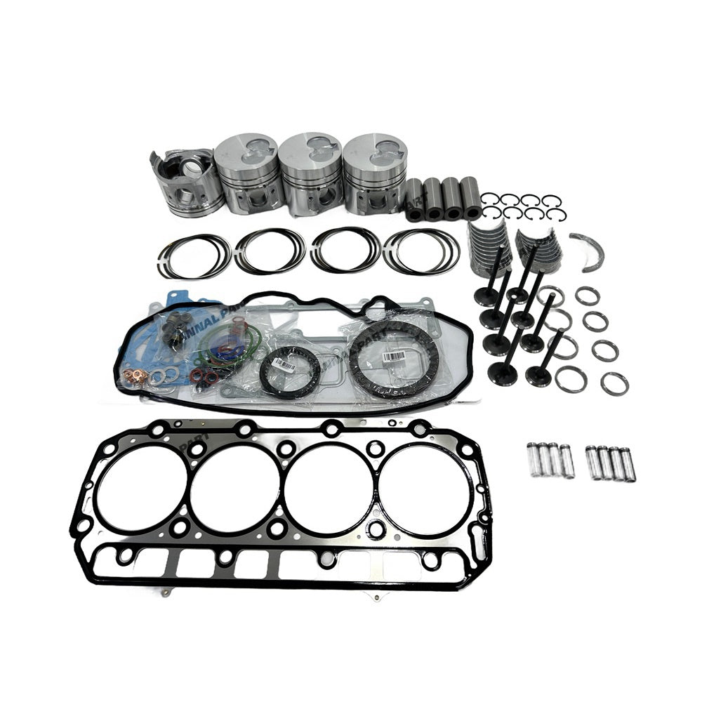 For Yanmar 4TNE98 Overhaul Kit Repair Part Engine Piston Ring Gasket Bearing