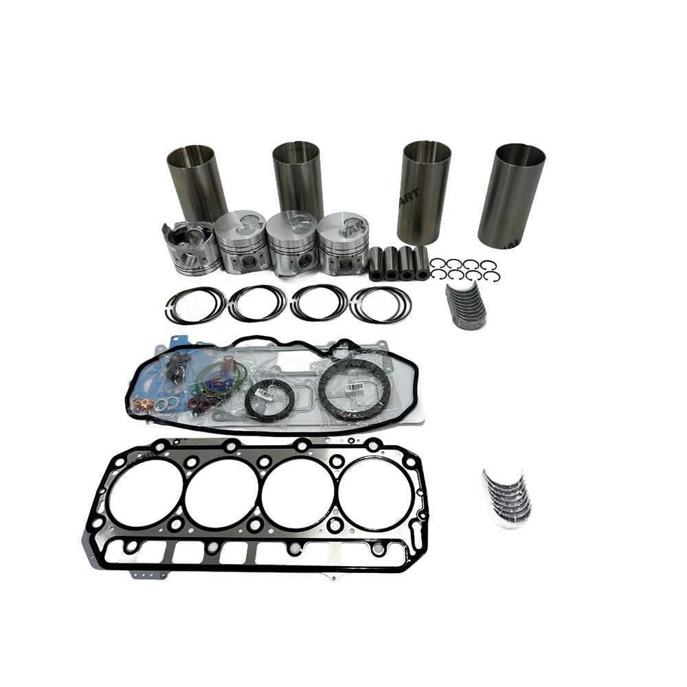 For Yanmar 4D98E Overhaul Kit Repair Part Gasket Piston Set