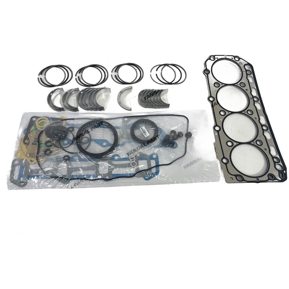 4TNV84 4TNV84T 4TNV84T-XSU New Overhaul Re-ring Kit For Yanmar Engine MP22K Generator Excavator Takeuchi TB135 TB145 Repair Parts