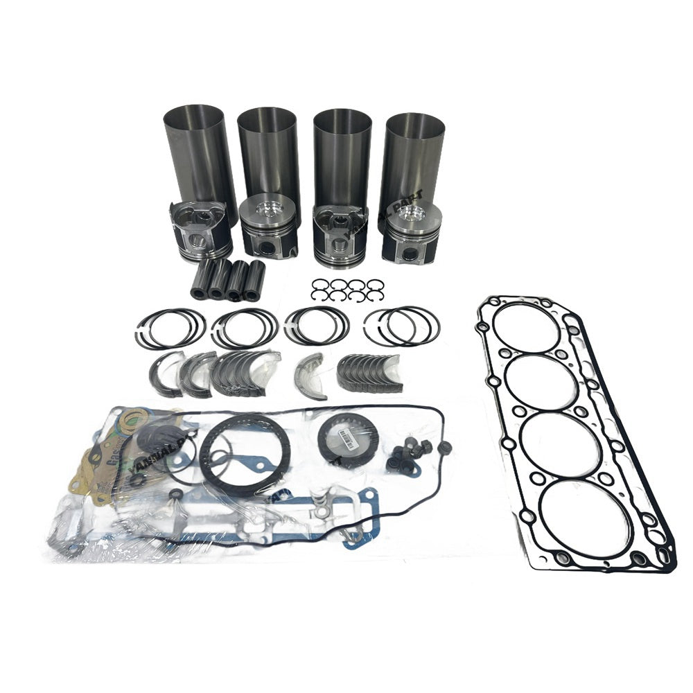 New 4TNC88 Engine Overhaul Rebuild Kit Compatible with for Yanmar 4TNC88L-RB Engine B50 Excavator Piston 129001-22081