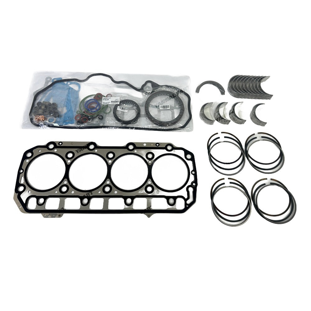 Hot Selling 4TNV94(L) Overhaul Re-ring Kit Compatible with for Yanmar Engine for John Deere 328E 332 Loader Replacement