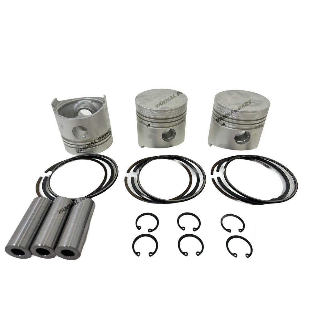 D1403 Piston + Piston Rings For Kubota D1403 Engine GL200 GL201 GT-19 GT-21 L2500 L2500DT L2500F L2600 L2800F Tractor STD D1403 piston Rings set 16427-21110