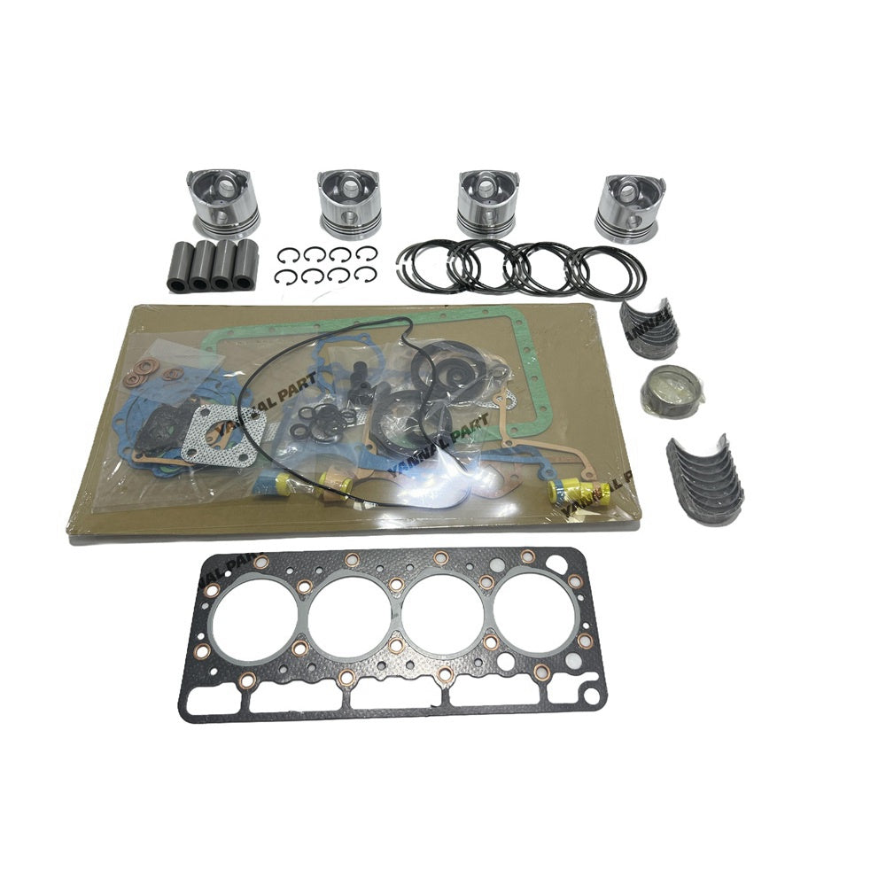 V1100 Engine Overhaul Rebuild Kit (No cylinder liner and valve) For Kubota V1100 VH1100 Engine Piston Diameter 72mm