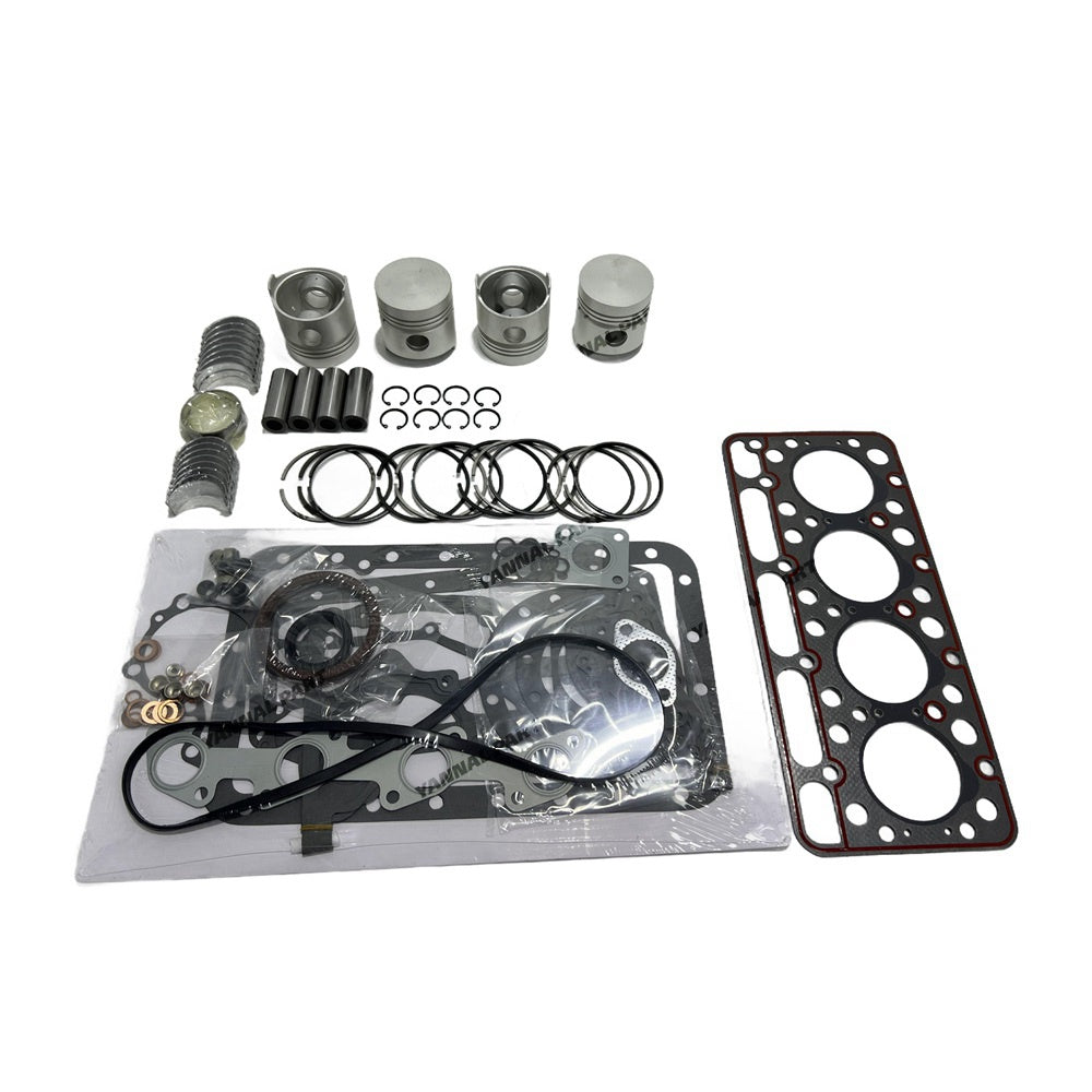 V1501 Overhaul Rebuild Kit (Piston, Rings, Bearing, Gasket) For Kubota