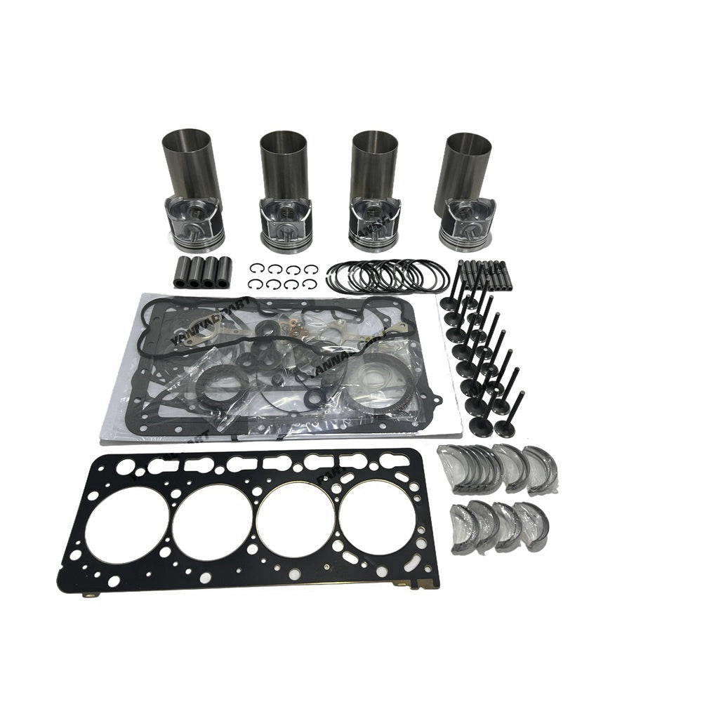V3800 Overhaul Rebuild Kit 1J550-21112 Fits For Kubota V3800 Engine M108SDC M8540DCN M8540DH M8540DTNQPC M9540DH M9540F M96SDS M96SH tractor SVL90 SVL90C loader