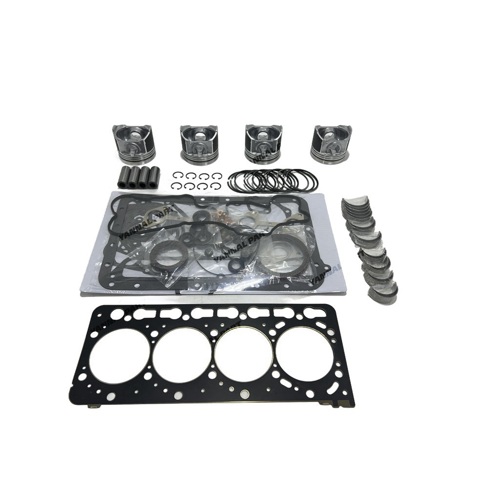 C3.8 Piston&Ring&Gasket Kit&Bearing For Caterpillar CAT Skid Steer 272D 236D