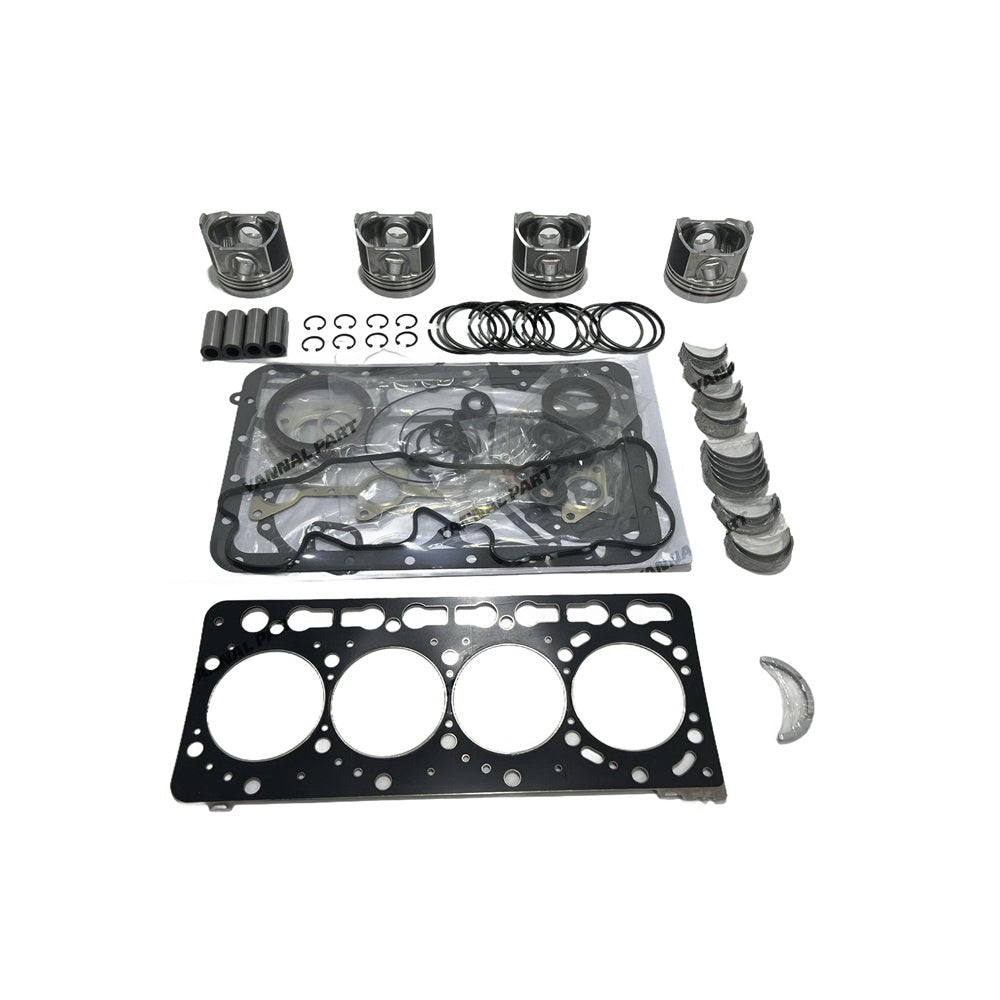V3600 V3600 V3600DI-T Overhaul Rebuild Kit For Kubota engine tractor repair part