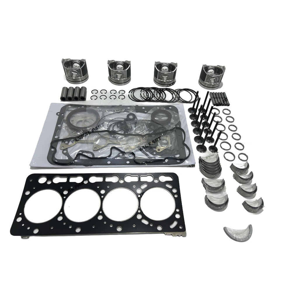 V3600 Overhaul Rebuild Kit (No Liner) For Kubota V3600 V3600 V3600DI-T Engine